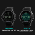 SKMEI 1249 Herren Sport Smart Watch Multifunktions-Chronograph Wasserdichte Outdoor Kalorien Digitale Blauzahn-Armbanduhren